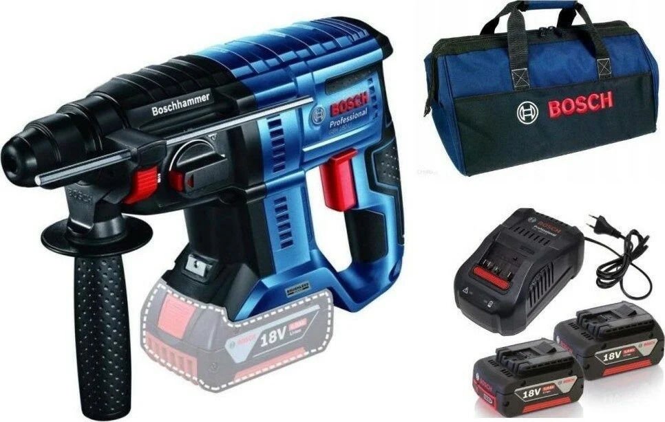 Bosch GBH 180-LI Akülü SDS Plus Kırıcı Delici (2x4.0Ah;Plastik)
