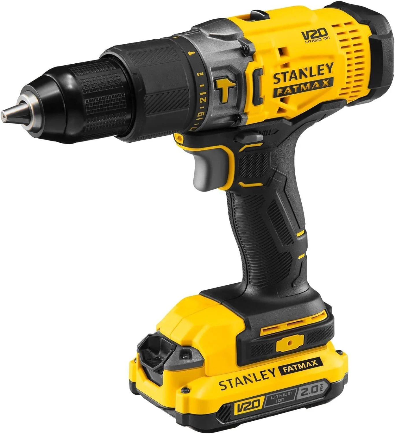 Stanley SCD718D2K 18 V 2.0 Ah Çift Akülü Darbeli Matkap